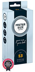 Презервативи Mister Size 53 Pure Feel 10 шт.