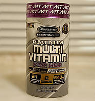 Вітаміни MuscleTech Platinum Multivitamin for Her 90 таблеток платинум мультивітамін