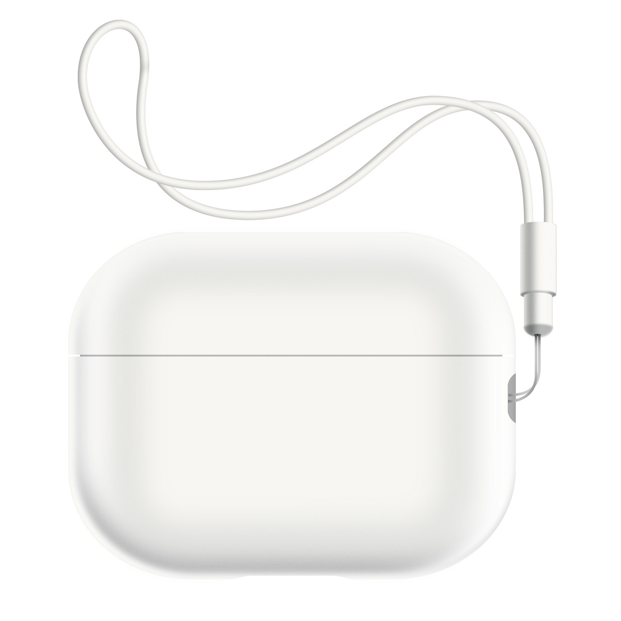 Чохол ArmorStandart TPU Silicone with straps для кейса навушників Apple Airpods Pro 2 White (ARM68618)