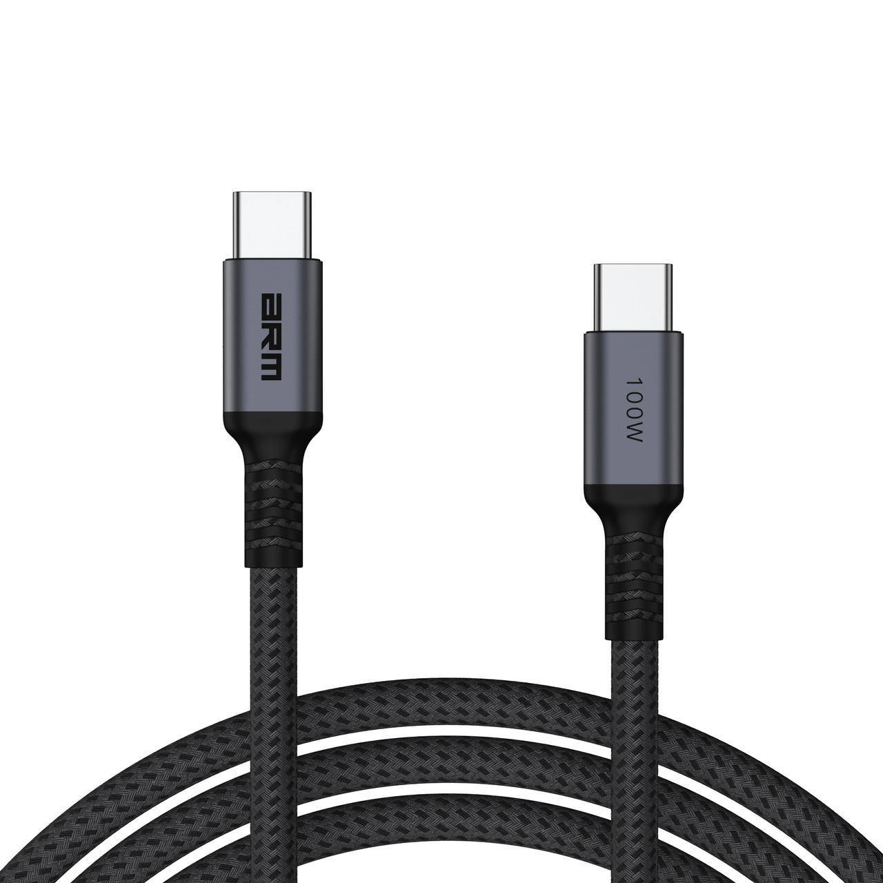 Кабель ArmorStandart Type-C-Type-C PD 100W 5A Aluminum Alloy 1m Black/Gray (ARM69370)