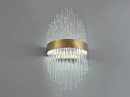 Світлодіодне приліжкове бра в спальню, колір бронза, 18 W 839-2BR-LS