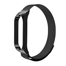 Ремінець Metal ArmorStandart Milanese Magnetic для Xiaomi Mi Band 7 Black (ARM67848)