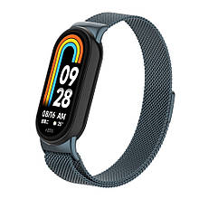 Ремінець Metal ArmorStandart Milanese Magnetic для Xiaomi Mi Band 8 Titanium Grey (ARM69918)