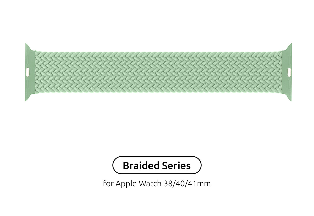 Ремінець Nylon ArmorStandart Braided Solo Loop для Apple Watch 38/40 mm Mint Size 2 (120 mm) (ARM64900)