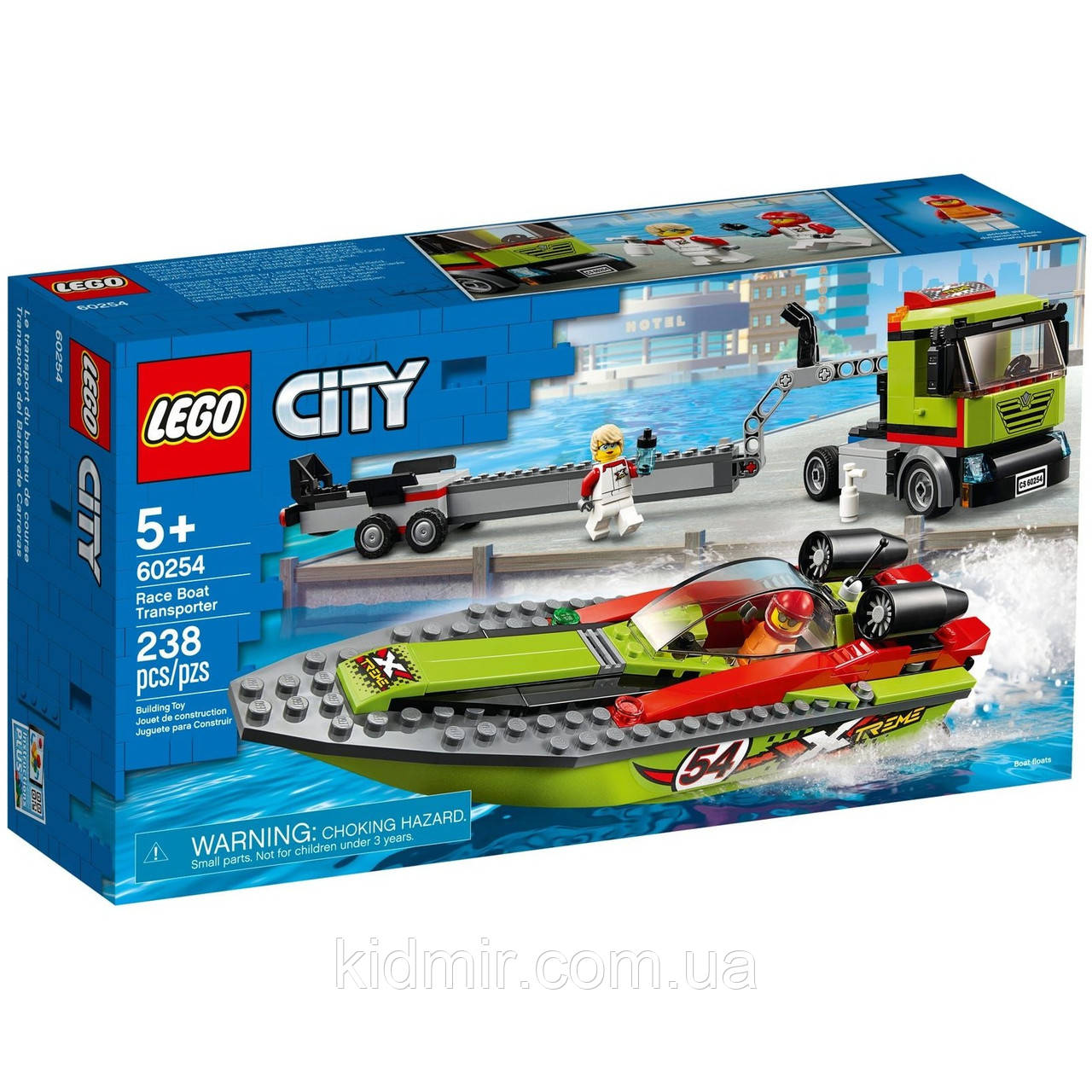 Конструктор LEGO City 60254 Транспортувальник швидкісних катерів