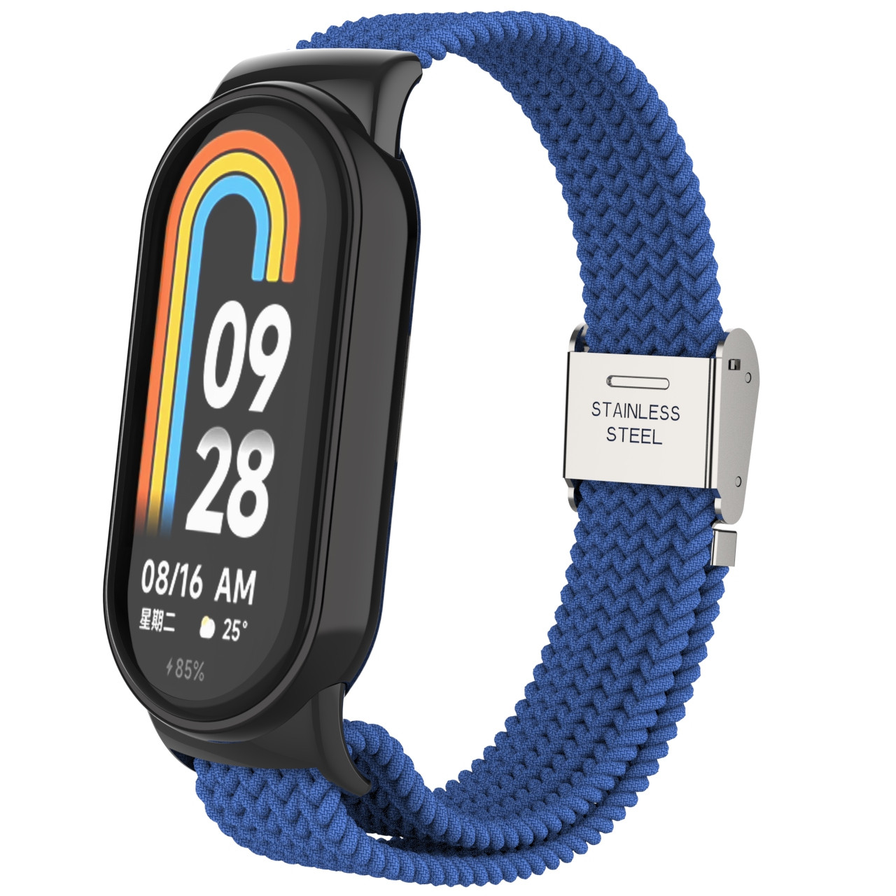 Ремінець Nylon ArmorStandart Braided Solo Loop для Xiaomi Mi Band 8 Blue (ARM69926)