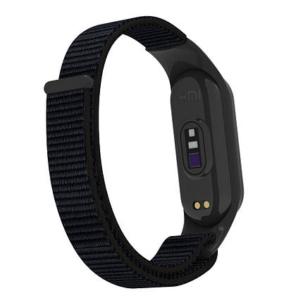 Ремешок Nylon ArmorStandart для Xiaomi Mi Band 7/6/5/4 Black (ARM67839), фото 2