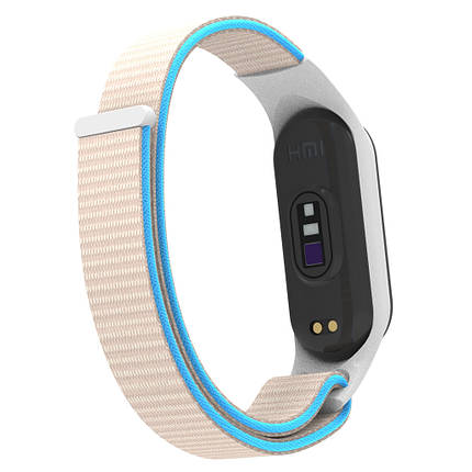 Ремешок Nylon ArmorStandart для Xiaomi Mi Band 7/6/5/4 White / Red (ARM67846), фото 2