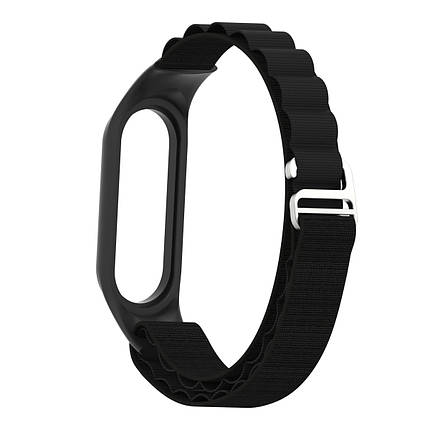 Ремешок Polyester ArmorStandart AlpinaStyle для Xiaomi Mi Band 7/6/5/4 Black (ARM64987), фото 2