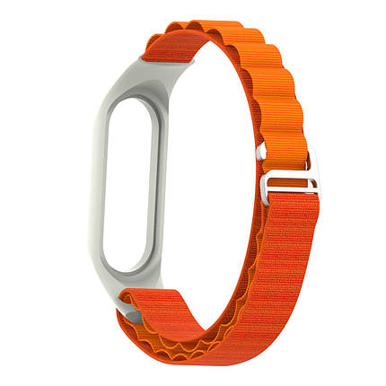 Ремешок Polyester ArmorStandart AlpinaStyle для Xiaomi Mi Band 7/6/5/4 Orange (ARM64989), фото 1