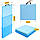 Мат гімнастичний складний 4FIZJO 180 x 60 x 5 см Blue/Sky Blue (P-5907739319685), фото 8