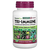 Комплекс для Поддержки Иммунной Системы, Tri-Immune, Natures Plus, 60 таблеток