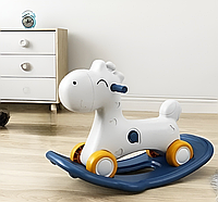 Лошадка 2в1 Terrio "Poni" Бело-синий