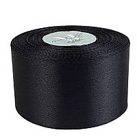 Атласна стрічка 4см (±5мм) x 33м Чорний Marill (LA4033-39)