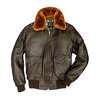 Куртка Cockpit USA U.S. Navy Lambskin G-1 Flight Jacket | Brown, фото 2