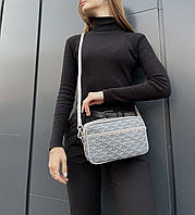 Goyard crossbody bag grey 25*15