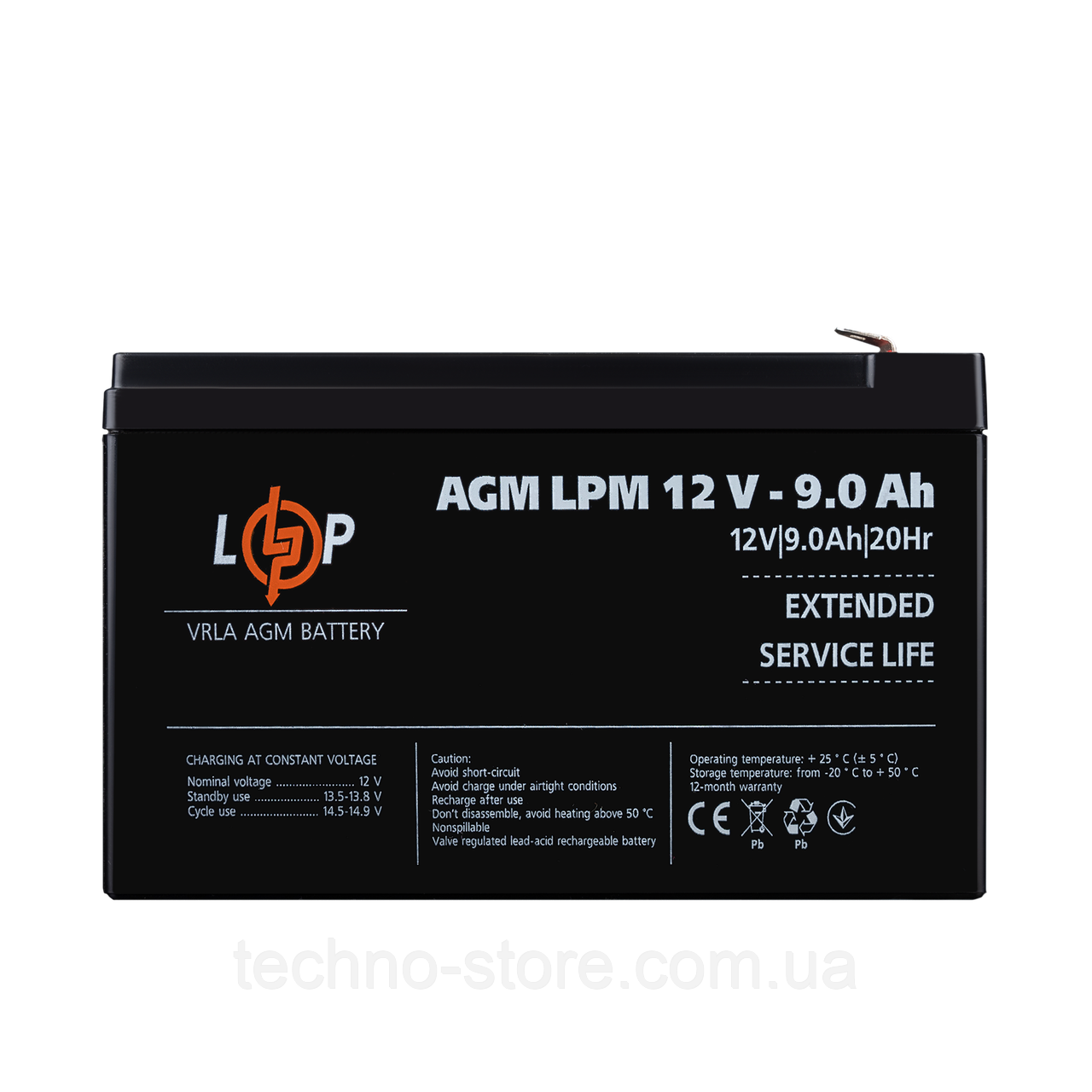 Акумулятор AGM LPM 12V - 9 Ah