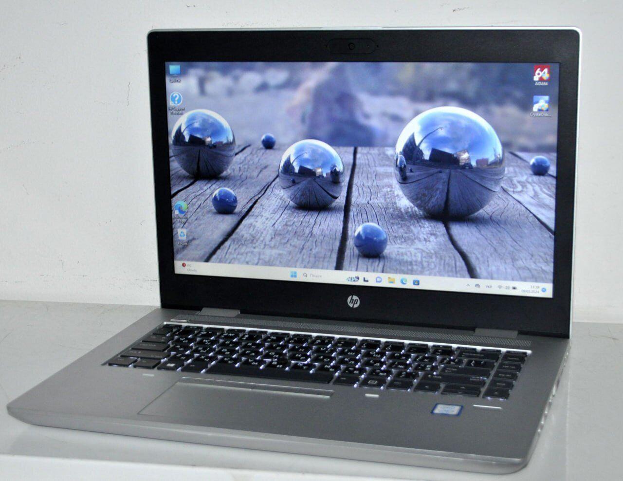 Б/в Ноутбук HP EliteBook 640 G4 14" 1366x768| Core i5-8250U| 8 GB RAM| 240 GB SSD| UHD 620