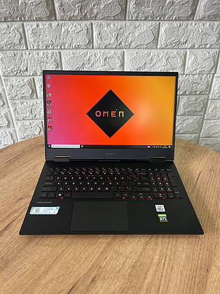 Б/в Ігровий ноутбук HP Omen 15-ek0042tx 15.6" 1920x1080| i7-10750H| 16GB RAM| 512GB SSD| RTX 2060 6GB, фото 1