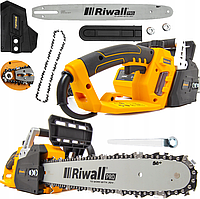 Электропила легкая RIWALL 3550W | Электрическая цепная пила для обрезки, резки и подготовки дров