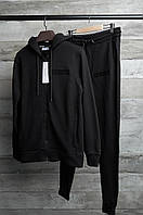 Мужской спортивный костюм черный Calvin Klein Lux весенний мужской костюм найк толстовка и штаны