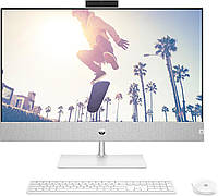 HP ПК Моноблок Pavilion 27" FHD IPS AG, Intel i7-13700T, 32GB, F1TB+2TB, NVD3050-4, WiFi, кл+м, DOS, белый