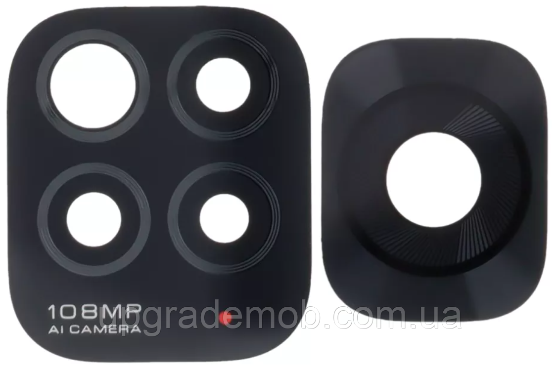 Скло камери Xiaomi Poco M4 Pro 5G/Redmi Note 11 5G China/Redmi Note 11T/Redmi Note 11S 5G без рамки велике + маленьке, фото 1