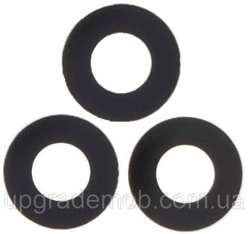 Скло камери Xiaomi Redmi 9T без рамки маленьке чорне комплект 3, фото 1