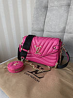 Жіноча сумочка Louis Vuitton рожева