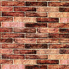 179-3 Панель стінова 3D 700х770х3мм Коричневий (цегла) SW-00001771