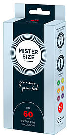 Презервативи Mister Size 60 Pure Feel 10 шт.