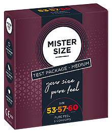 Набор презервативов Mister Size Test Package Medium 53–57–60