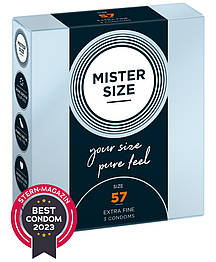 Презервативи Mister Size 57 Pure Feel 3 шт.