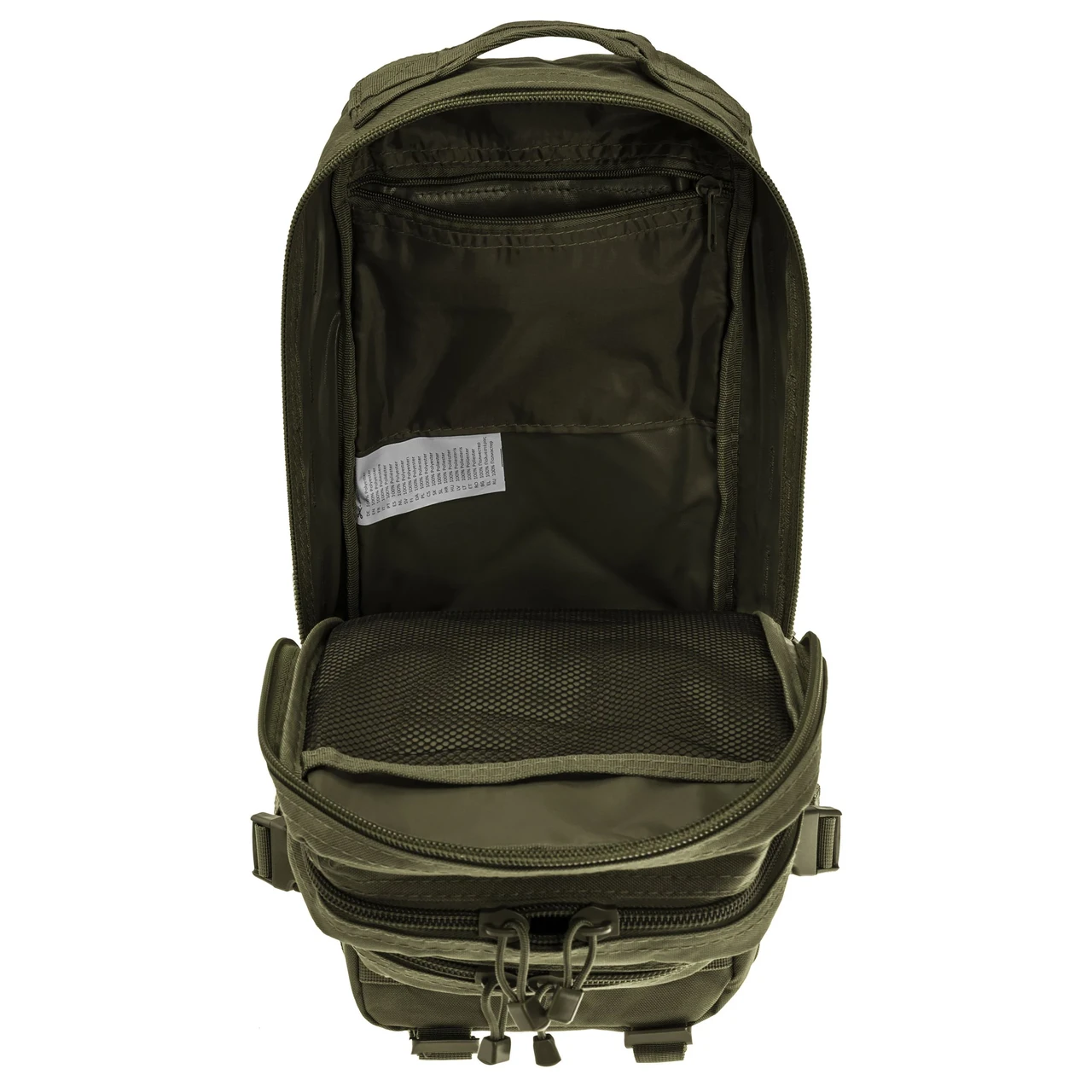 Рюкзак Mil-Tec Assault Pack Small 20 л - Olive - фото 4 - id-p1921358331