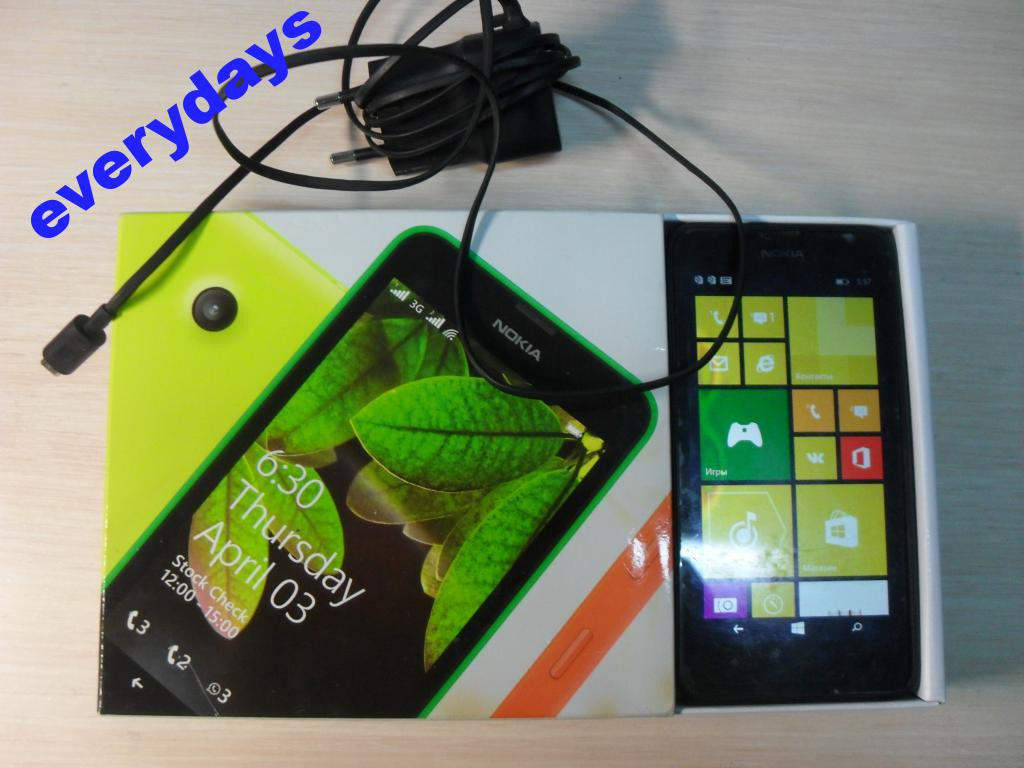 Nokia Lumia 630 Quad Core Dual Sim Black на запчасти