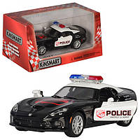 Машинка полицейская инертная Kinsmart Dodge Viper KT-5363-WP 12 см n