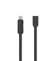 Combo 3-in-1 кабель Lightning/microUSB/Type-C USB, 1м tarnish Gplex RC-070th Remax 370101 l