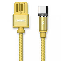Type-C кабель 1 м Gravity Magnet Remax RC-095a-Gold d