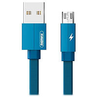 Кабель micro USB 1 м Kerolla синий Remax RC-094m l