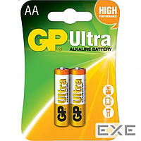 Батарейка Gp AA LR6 Ultra Alcaline * 2 (15AU-U2 / 4891199027581) (GP15AU-2UE2)