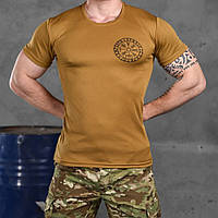 Потоотводящая Мужская Футболка Odin coolmax с принтом Руны койот размер M