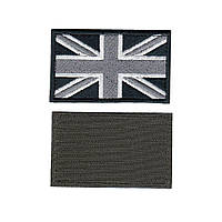 Шеврон ВСУ, военный / армейский, британский флаг, на липучке, 5 см * 8 см Код/Артикул 81