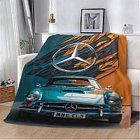 Плед 3D Mercedes-Benz 2678_A 12643 160х200 см d