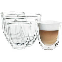 Набор стаканов DeLonghi Creamy Collection Cappuccino DLSC-301 190 мл 6 шт d