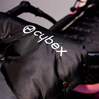 Муфта перчатки сплошная CYBEX, на коляску / санки, для рук, черный флис (цвет - черный) Код/Артикул 81 100257