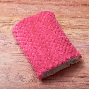 Подушка для годування та заколісування новонароджених, на руку, бавівна та плюш Minky - сови з рожевим плюшем Код/Артикул 81