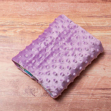 Подушка для годування та заколисування новонароджених, на руку, бавовна та плюш Minky - єдинороги з фіолетовим плюшем Код/Артикул