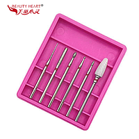 Набор керамических и алмазных насадок для фрезера (6 шт)