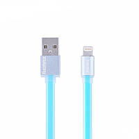 Lightning кабель Colorful 1m blue Remax 302403 p