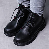 Ботинки женские Fashion Funneigh 3446 40 размер 25,5 см Черный p
